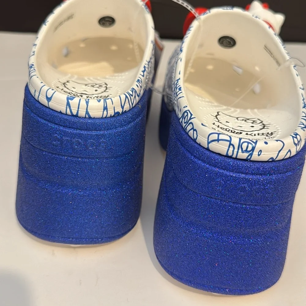 NWT Crocs Siren Clog x Hello Kitty 50th Anniversary size 5 Men / 7 Women - Picture 7 of 9